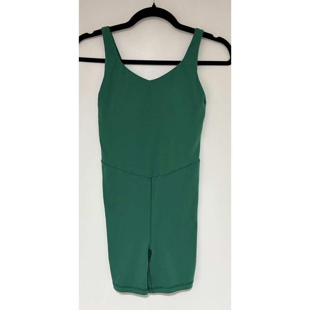 OFFLINE BY AERIE Women’s Green Real Me Low Key 5” Romper Size Small